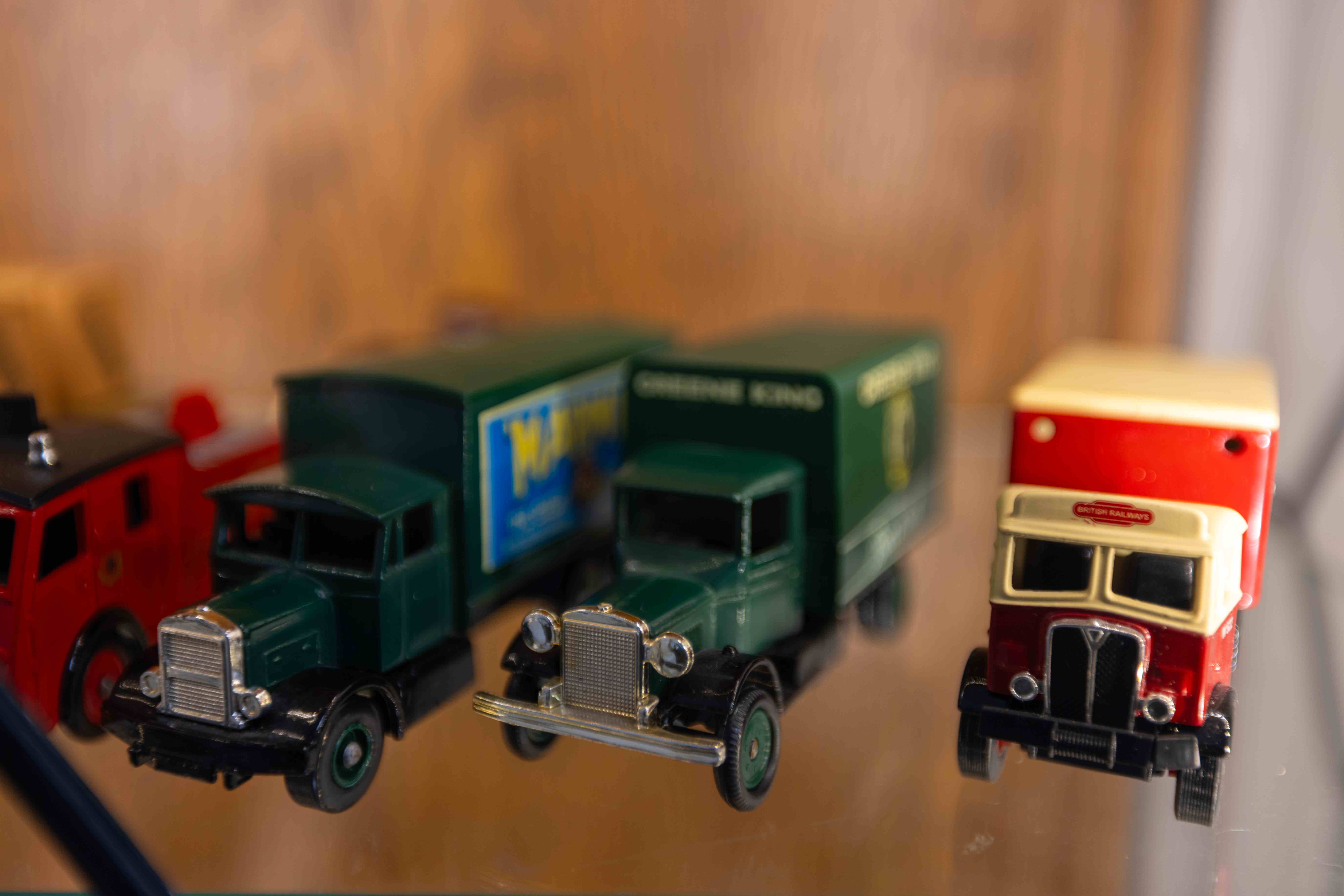 Vintage toy vehicle collection
