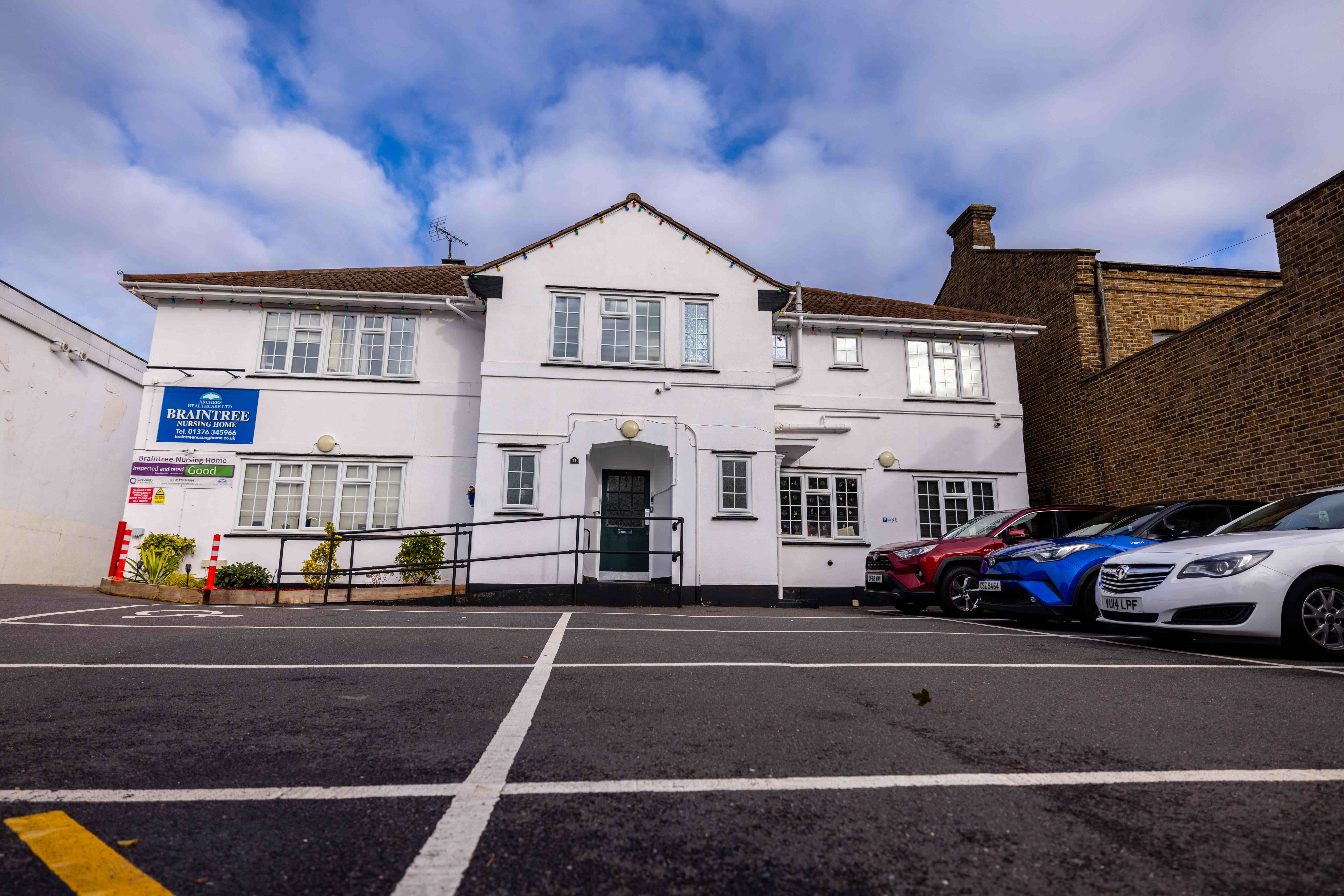 Front view of Braintree Nursing Home